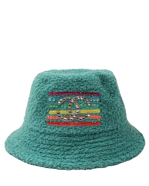 chanel pharrell bucket hat price|Chanel Pharrell Embellished Bucket Hat .